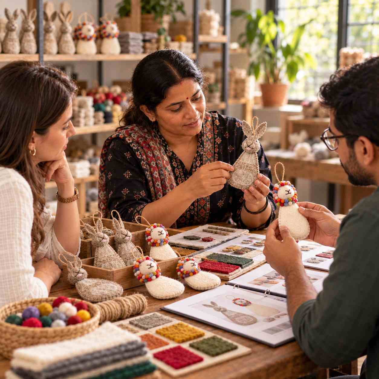 Handmade Felt Design Studio for Retail, Gifting & Seasonal Collections